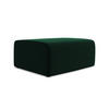 POUF Samt Stoff Grün - Blau/Dunkelgrün, Kunststoff/Textil (90/80/60cm) - Makamii