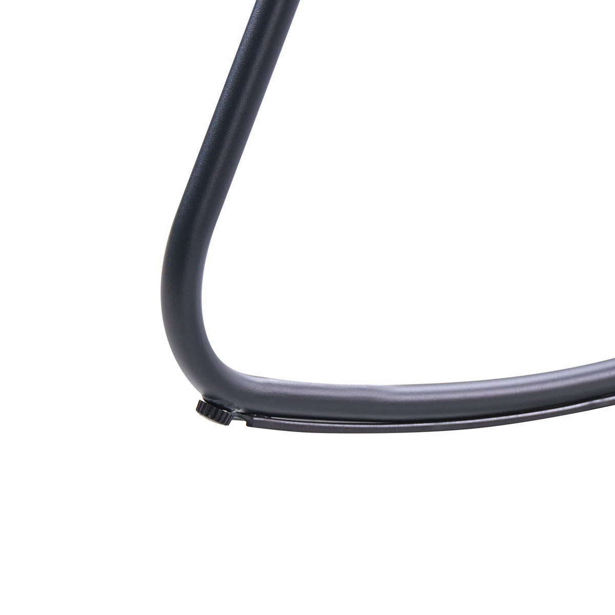 GARTEN-SCHAUKELSTUHL Schwarz Turi - Schwarz, Metall (66/92/96cm) - Beliani