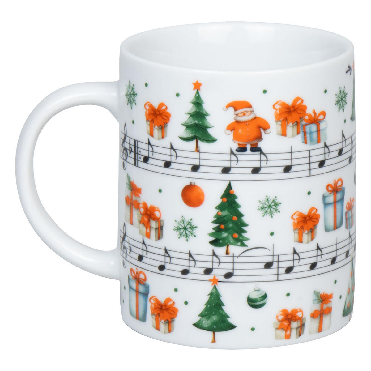 KAFFEEBECHER Jingle Bells - Naturfarben, Keramik (0.3L) - Könitz