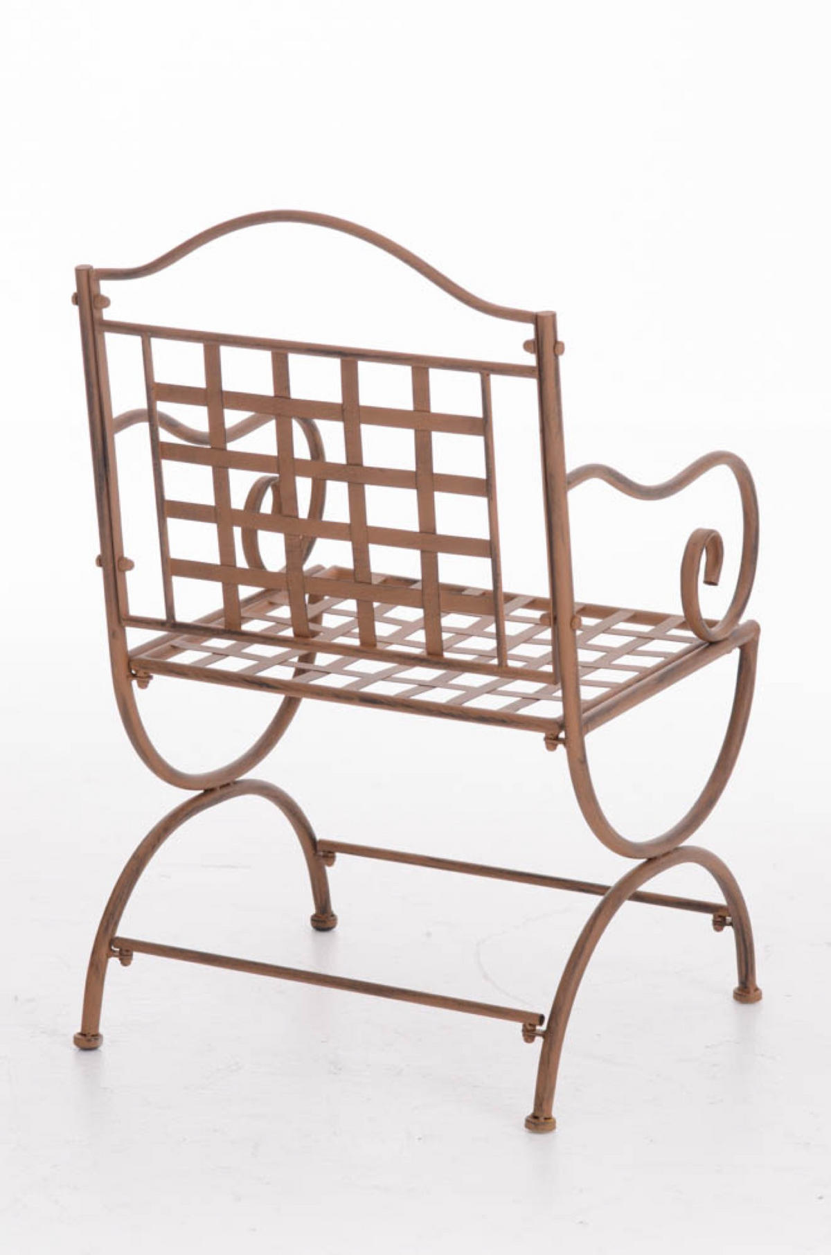 GARTENSTUHL Loma antik braun - Braun, Metall (56/53/92cm) - TPFGarden