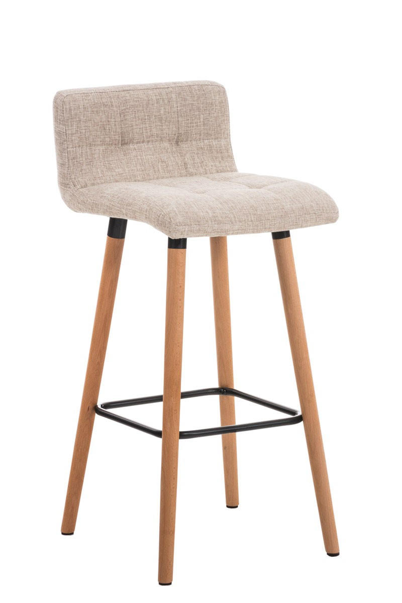 BARHOCKER Lincoln 94x42x49 cm creme - Creme, Textil (42/94/49cm) - furnicato