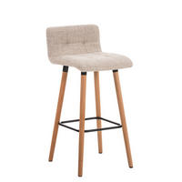 BARHOCKER Lincoln 94x42x49 cm creme - Creme, Textil (42/94/49cm) - furnicato