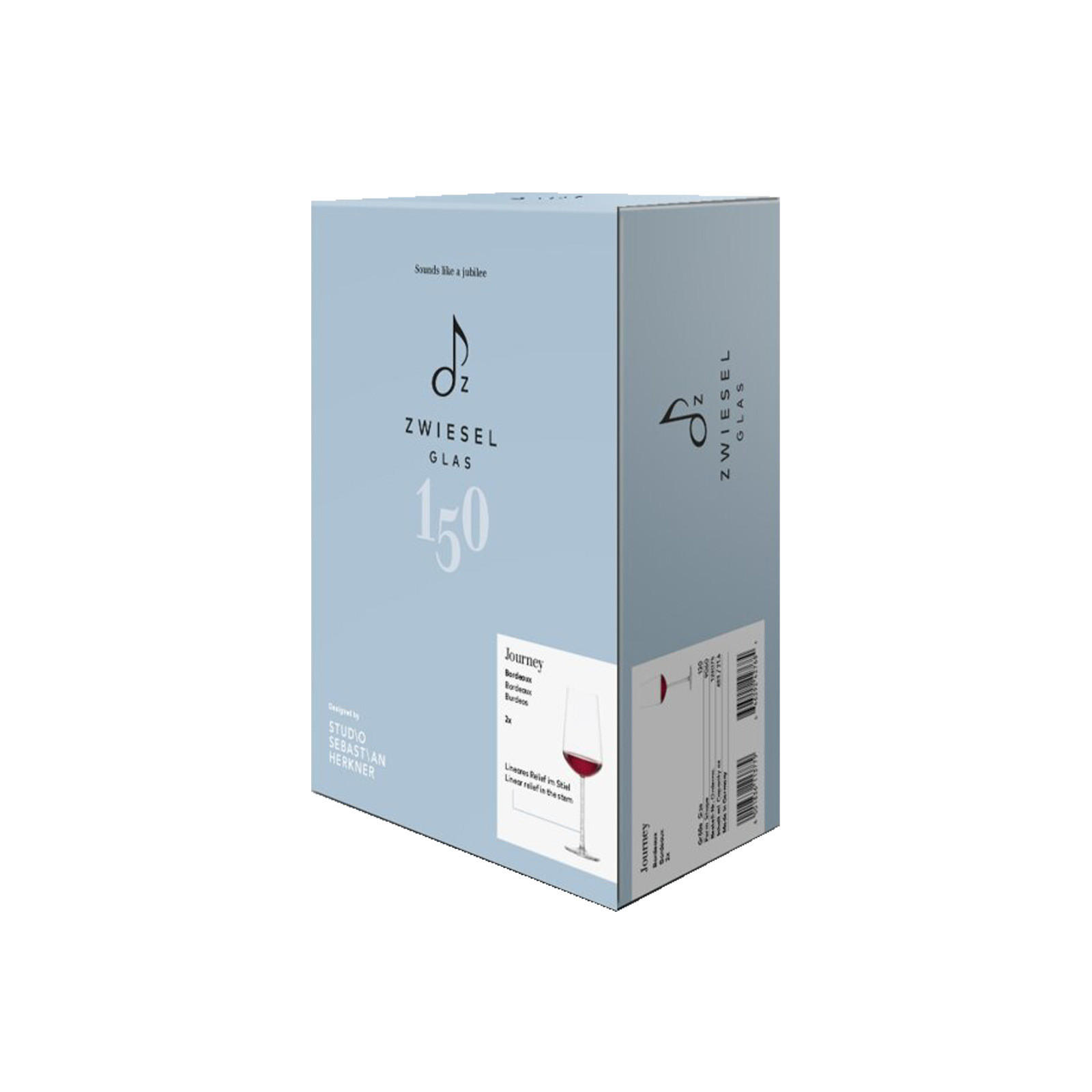 BORDEAUX ROTWEINGLÄSER Journey transparent 633 ml 6er Set - Transparent, Glas (0.633L) - Zwiesel Glas