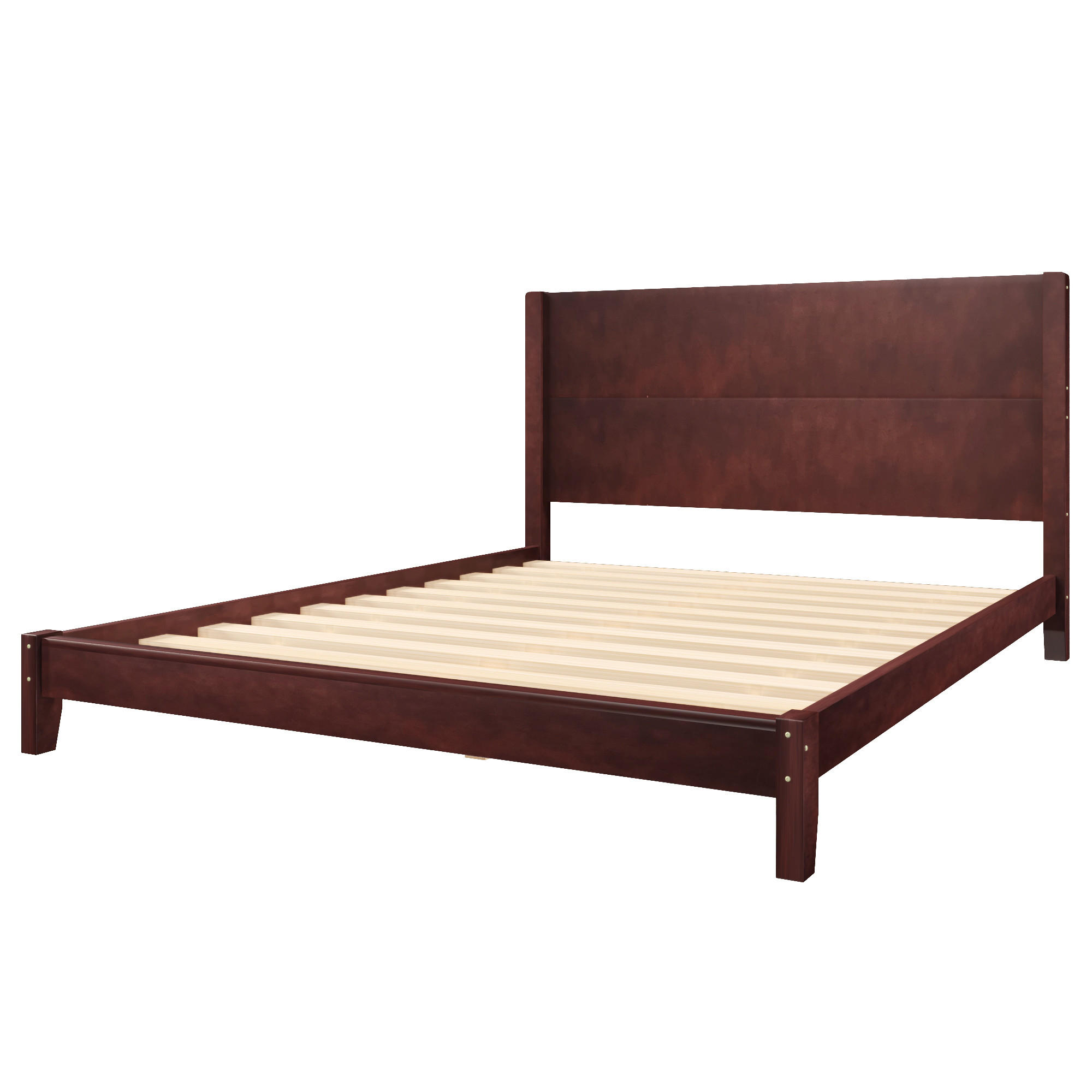 BETT 160/200 cm DE-32875 mit Kopfteil und Lattenrost Braun - Braun, Holzwerkstoff (160/200cm) - ComfortXL