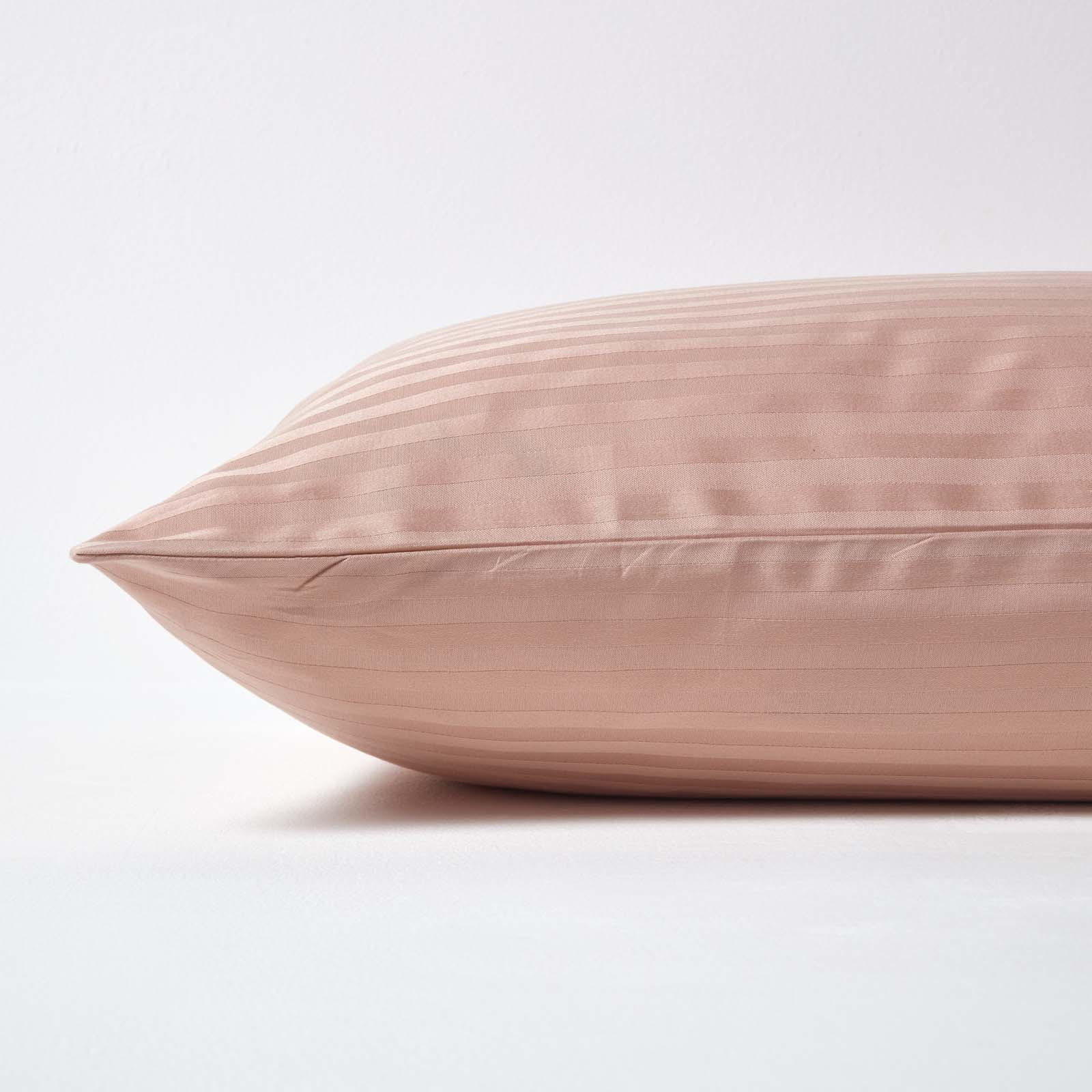 KISSENBEZUG Damast, Ägyptische Baumwolle, Fadendichte 330 - Taupe, Textil (40/80cm) - Homescapes