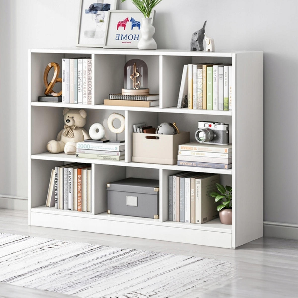 BÜCHERREGAL, weiß, 100/24/104 cm - Weiß, Holzwerkstoff (100/104/24cm) - MUVU