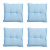 SITZKISSEN Panama 50/50 cm 4er-Set - Hellblau, Textil (50/5/50cm) - Madison