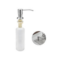 SEIFENSPENDER , Küchenspülen-Seifenspender, 300 ml - Weiß, Metall (10/6/18cm) - BELZ