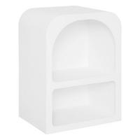 WANDREGAL Soleya Weiß 40/30/55 cm - Weiß, Holzwerkstoff (30/55/40cm) - Atmosphera Createur d´interieur