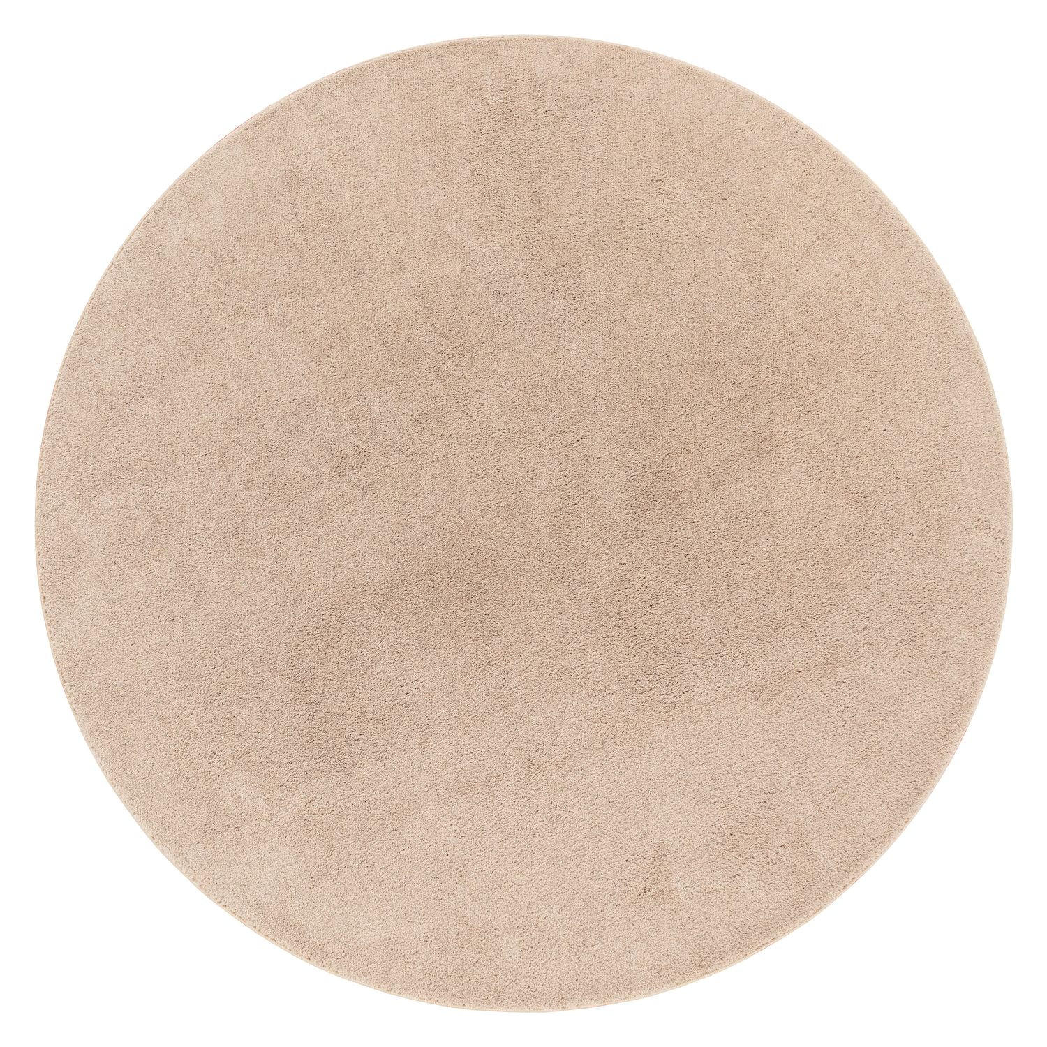 FLACHWEBETEPPICH Beige Ø 160 cm - Beige, Kunststoff (160/160cm) - TT Home