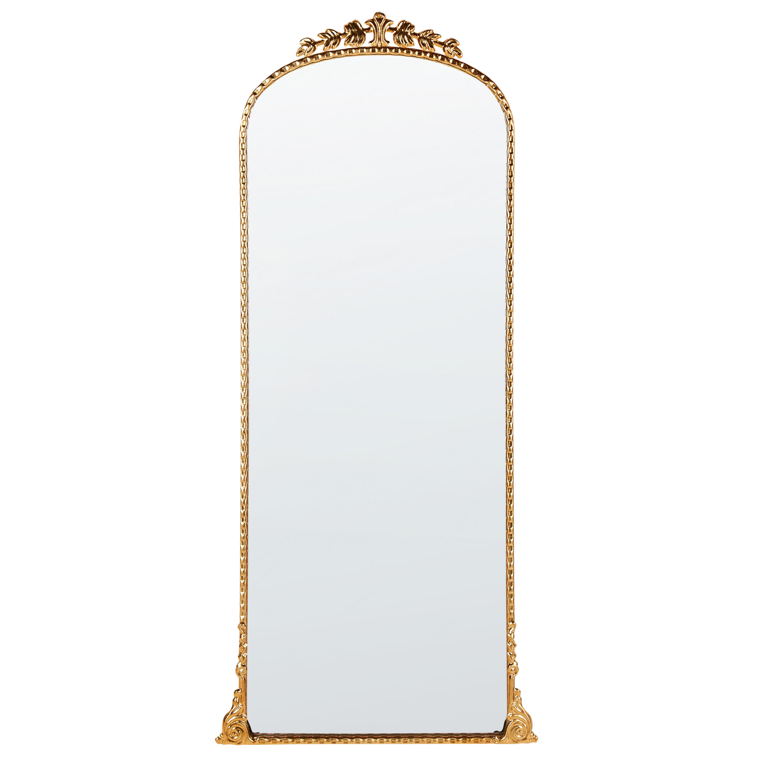 WANDSPIEGEL gold Metall 51/114 cm Livry - Goldfarben, Metall (51/114/3cm) - Beliani