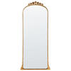WANDSPIEGEL gold Metall 51/114 cm Livry - Goldfarben, Metall (51/114/3cm) - Beliani