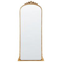 WANDSPIEGEL gold Metall 51/114 cm Livry - Goldfarben, Metall (51/114/3cm) - Beliani