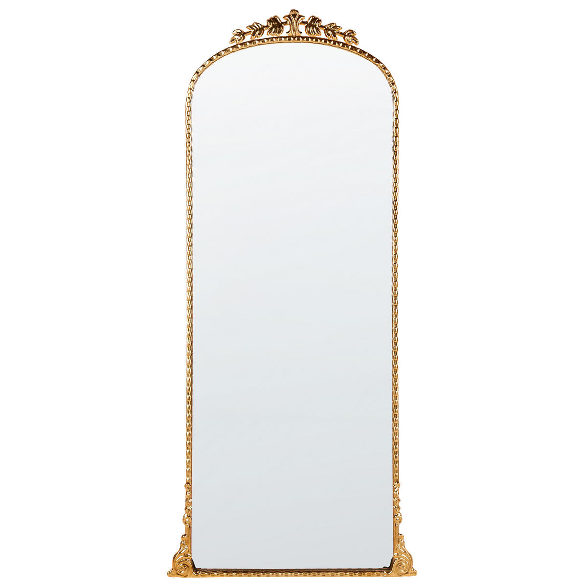 WANDSPIEGEL gold Metall 51/114 cm Livry - Goldfarben, Metall (51/114/3cm) - Beliani