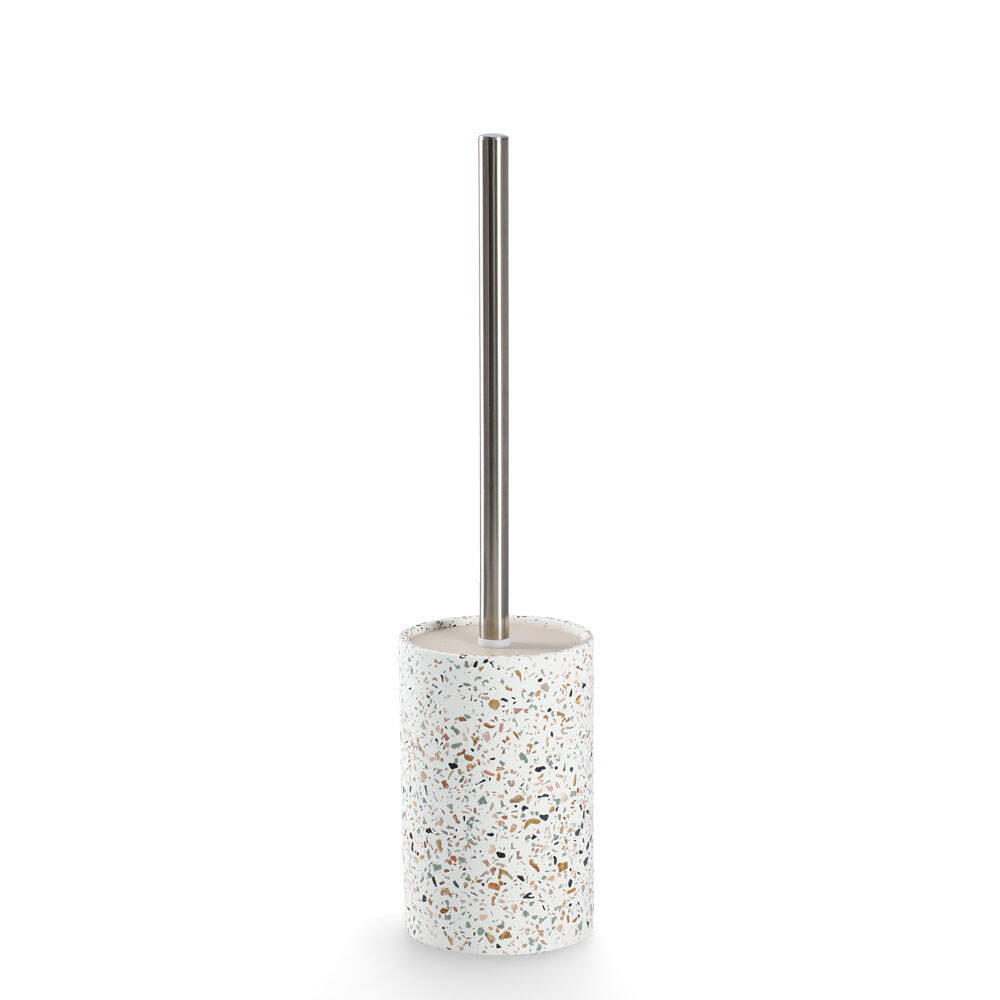 WC-BÜRSTE Terrazzo Ø 10,3 cm - Multicolor, Stein (10.3/4.2/10.3cm)