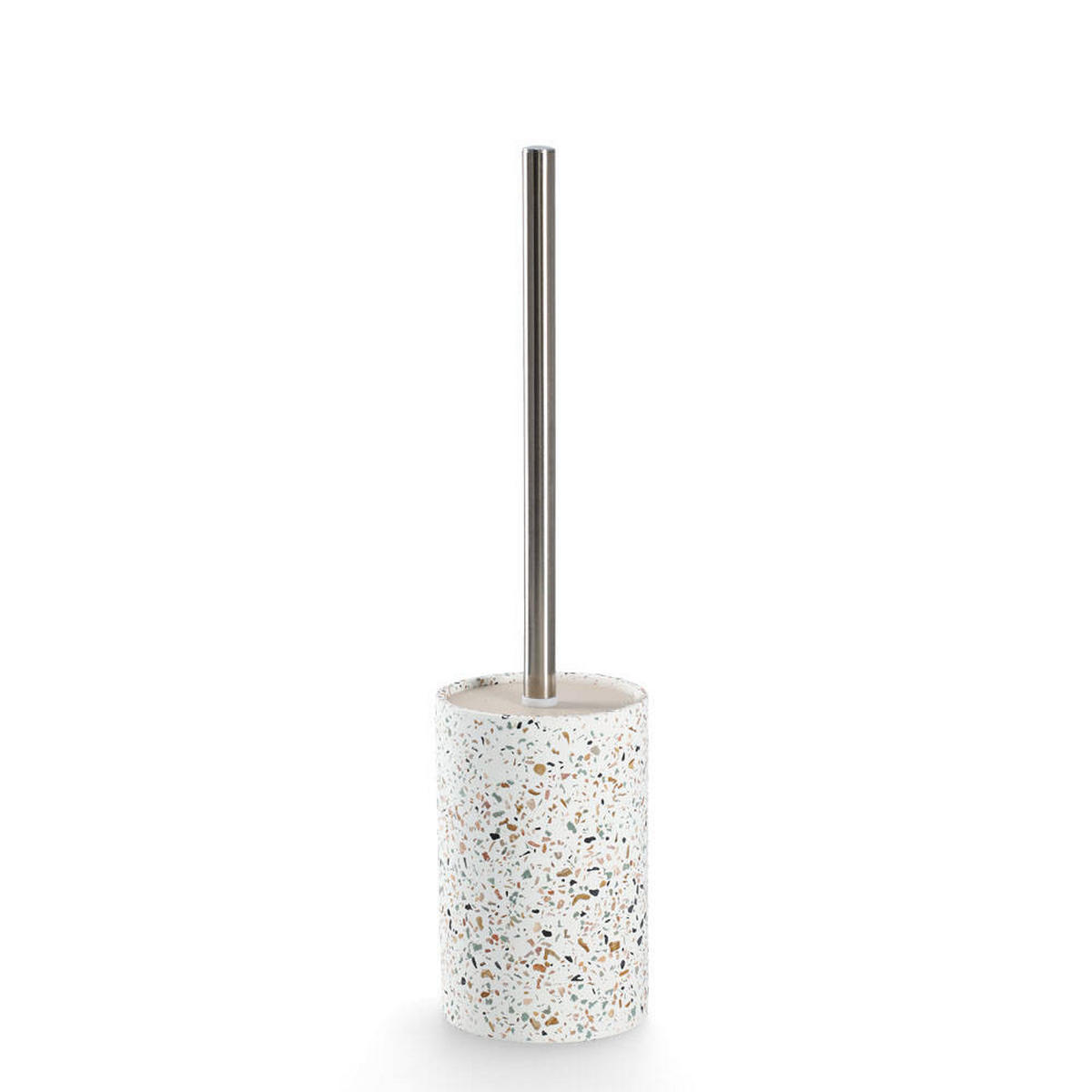 WC-BÜRSTE Terrazzo Ø 10,3 cm - Multicolor, Stein (10.3/4.2/10.3cm)