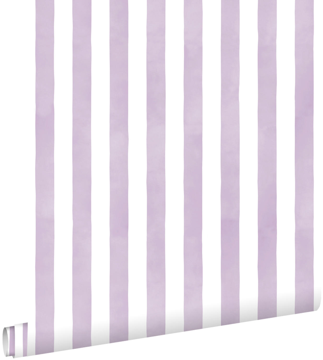 TAPETE Streifenmuster 53 cm x 10.05 m - Lila, Papier (53/0.1cm) - ESTAhome