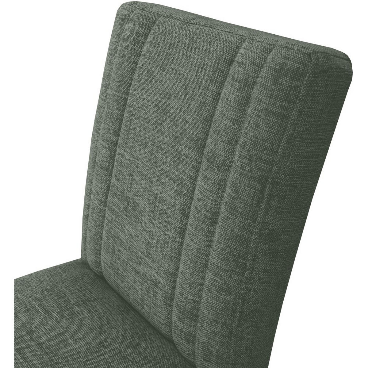 STUHL FREYA mit kaschmirfarbenen Holzbeinen, Polsterstuhl, Dunkelgrün - Kaschmir/Dunkelgrün, Holz (47/94/42cm) - Beautysofa