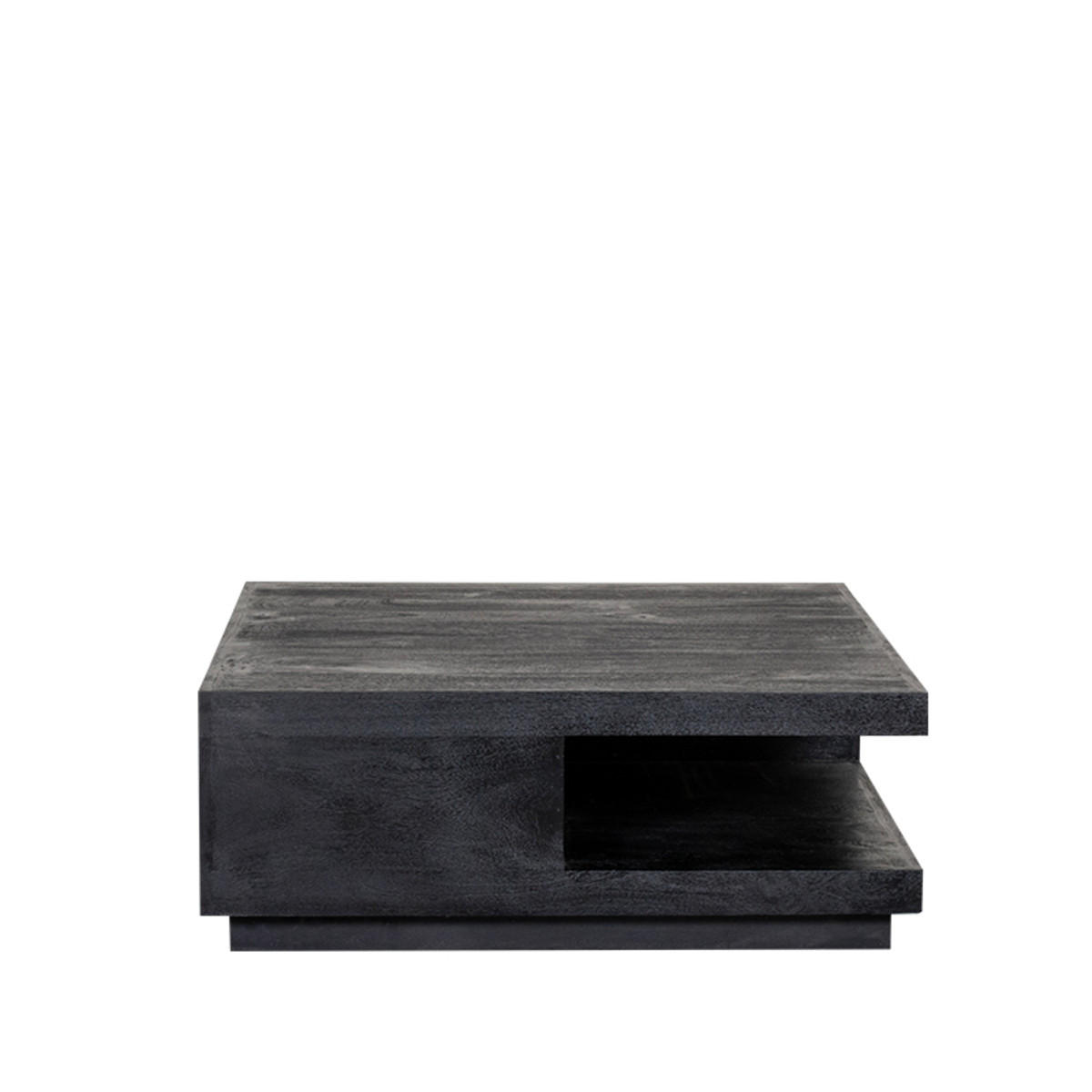 COUCHTISCH Quadratisch Schwarz 80/80/30 cm - Schwarz, Holz (80/80/30cm) - LABEL51