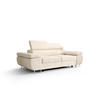 SCHLAFSOFA PRAGA 2, Sofa mit Schlaffunktion, Farbe: Beige, Velourstoff - Beige, Textil (208/90/100cm) - O-Sofa