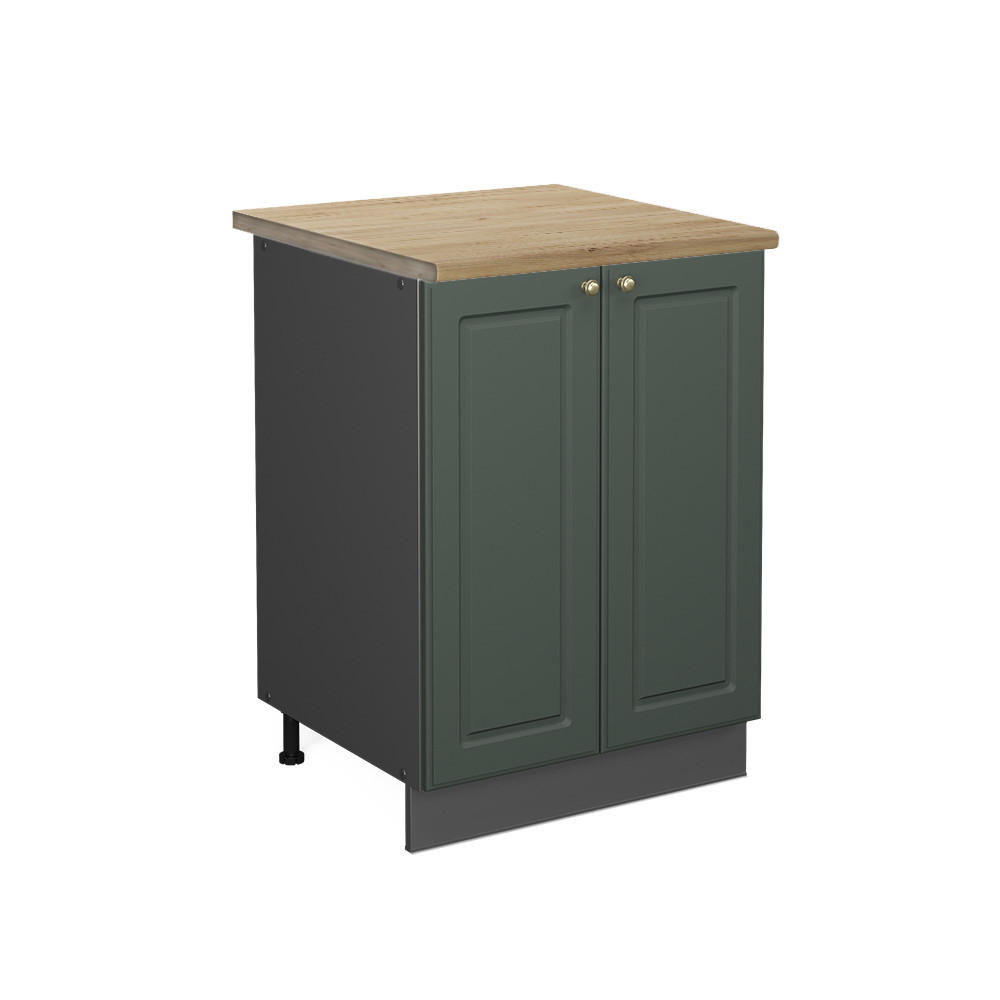 Vicco Küchenunterschrank Grün, Anthrazit 60x82x60 cm