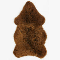 SCHAFFELL Naturbraun Hellbraun & Dunkelbraun Unikat ca. 100 cm - Hellbraun, Fell (60/100cm) - Provellus