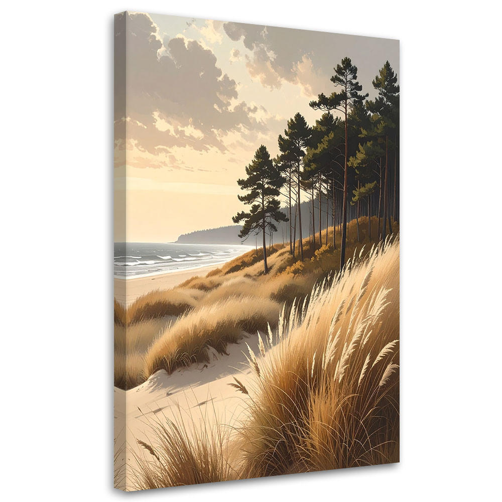 Feeby Leinwandbild Beige 60x90 cm