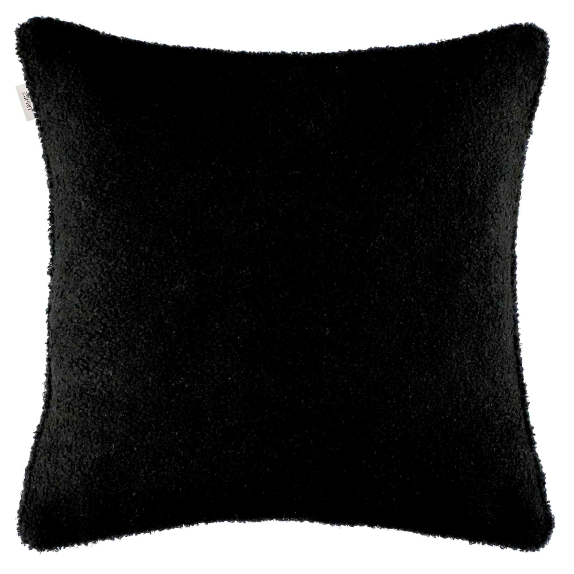 KISSENHÜLLE Cute black 45x45cm - Schwarz, Textil (45/45cm) - Esprit
