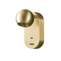 WANDLEUCHTE Yvan, Gold, 15cm - Goldfarben, Metall (6/15/10.1cm) - KOSILUM