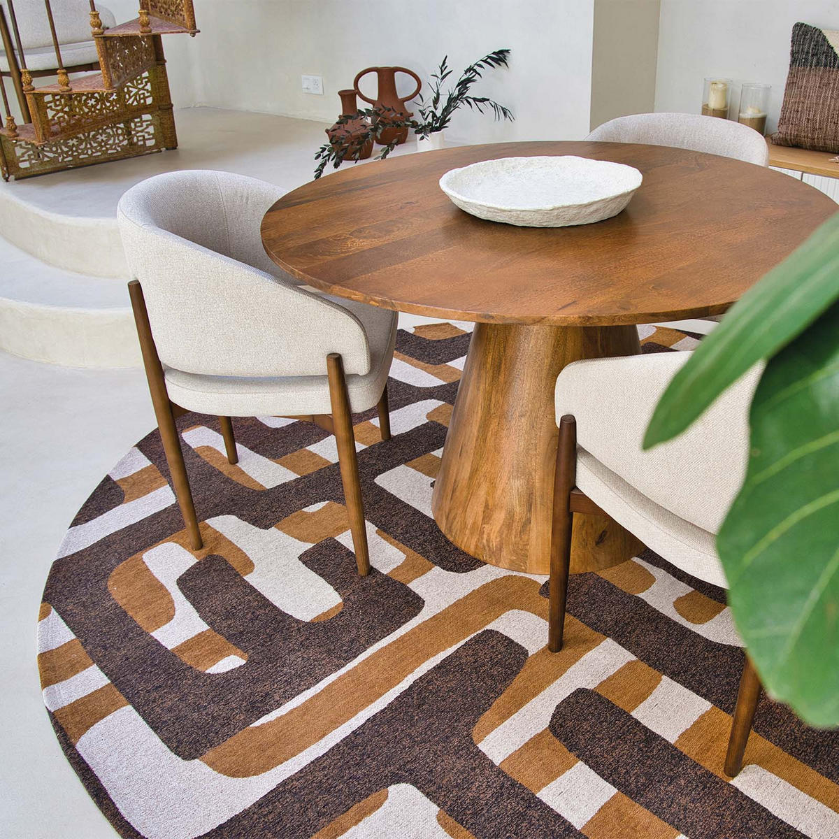 TEPPICH Flachgewebe BUFFALO Braun 200 x 280 cm - Braun, Textil (200/280cm) - Novatrend