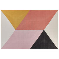 KURZFLOR-TEPPICH Nizip 230/160 cm - Multicolor, Textil (160/230cm) - Beliani