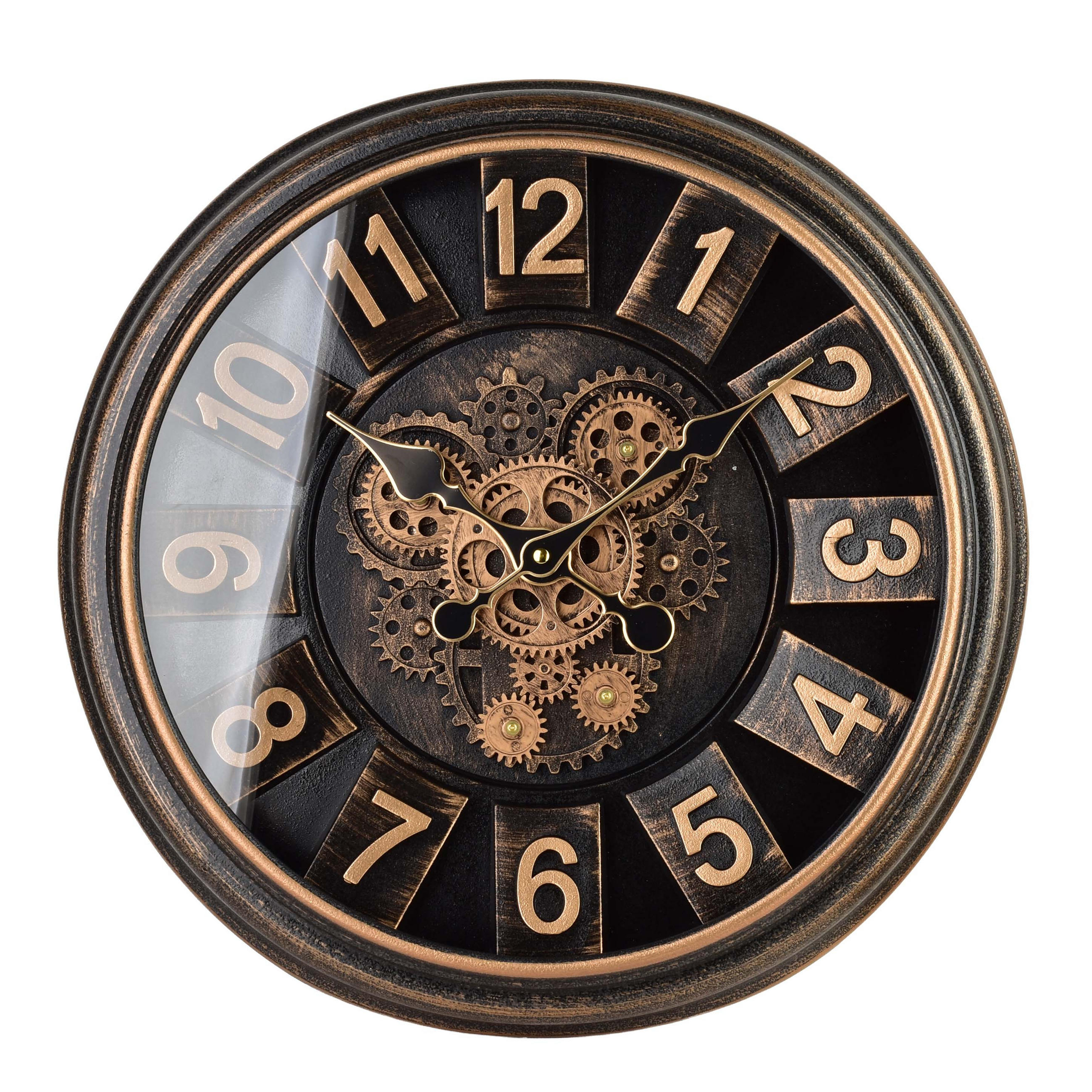 WANDUHR Ramsey Dunkelbraun 45/7/45 cm Kunstoff - Dunkelbraun, Kunststoff (45/45/7cm) - Mondex