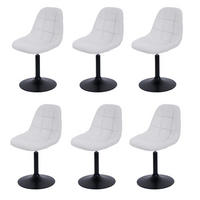 ESSZIMMERSTUHL Cremeweiß 6er-Set - Weiß, Textil (47/83/43cm) - MCW