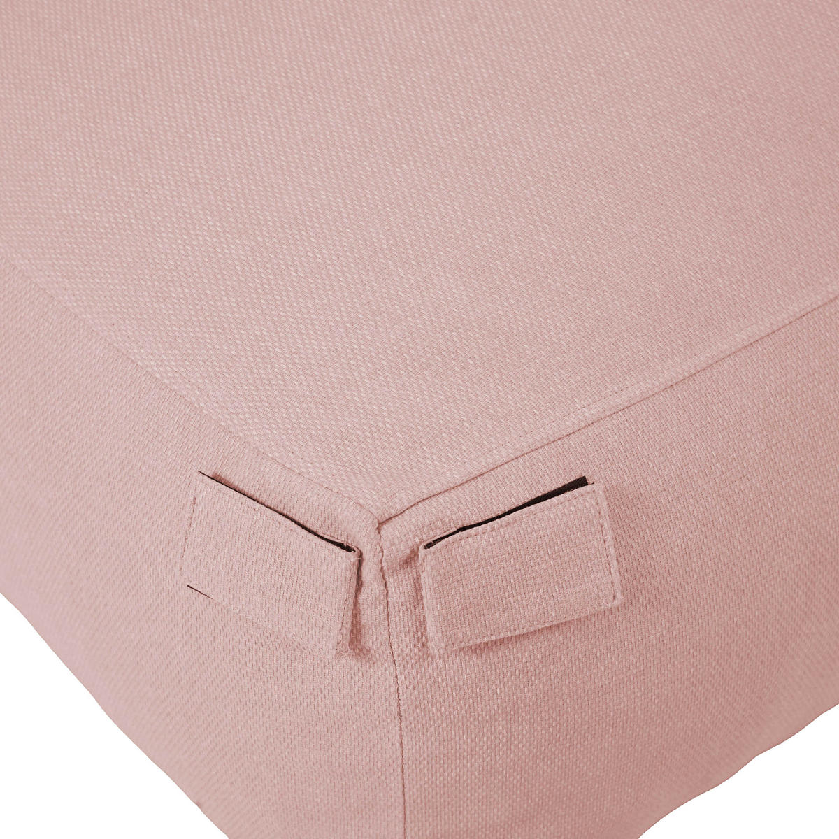 ECKSESSEL, Puderrosa - Pink, Textil (85/65/85cm) - Oviala