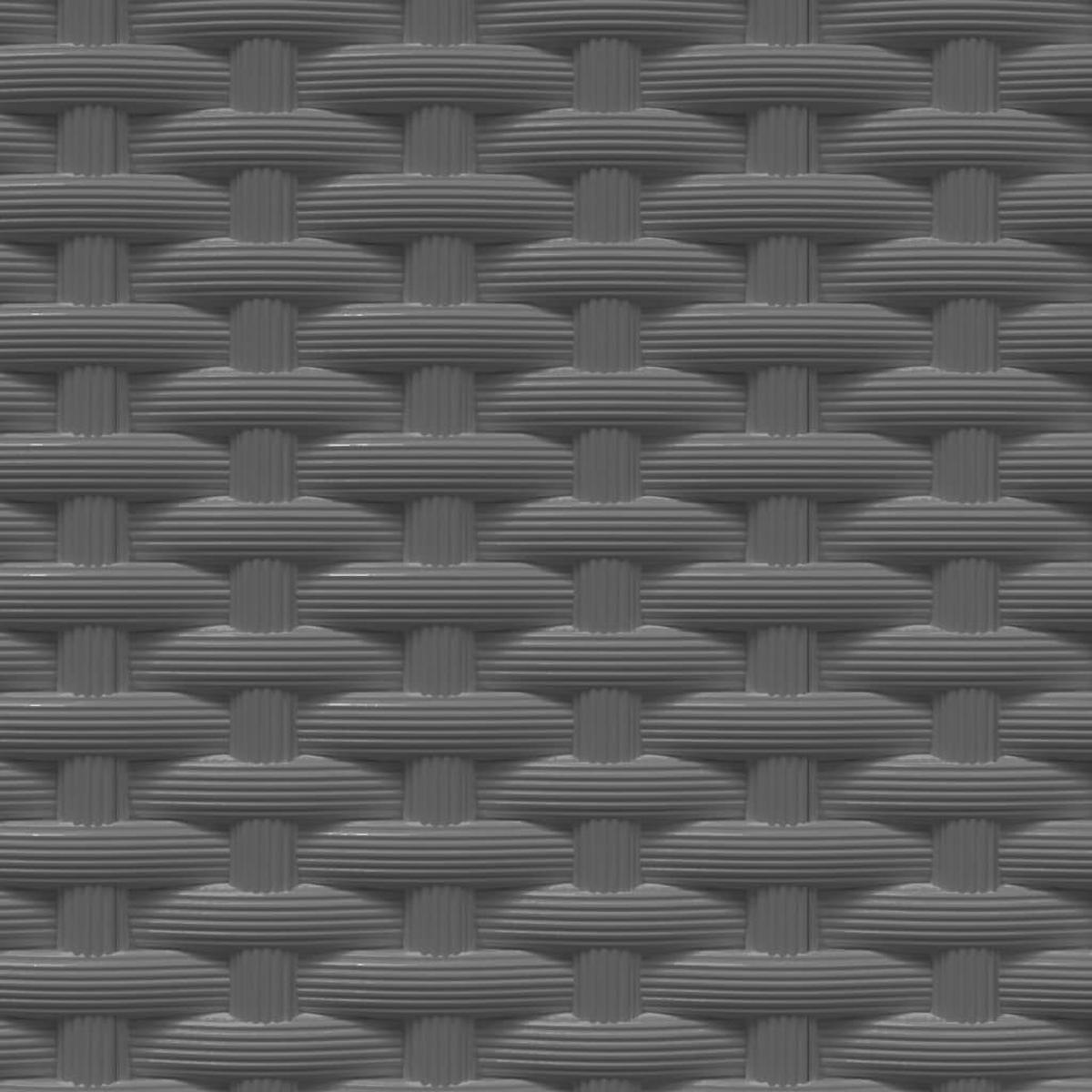 PFLANZKÜBEL 4er set Schwarz 30/30/37 Cm Polypropylen - Schwarz, Kunststoff (30/37/30cm) - vidaXL