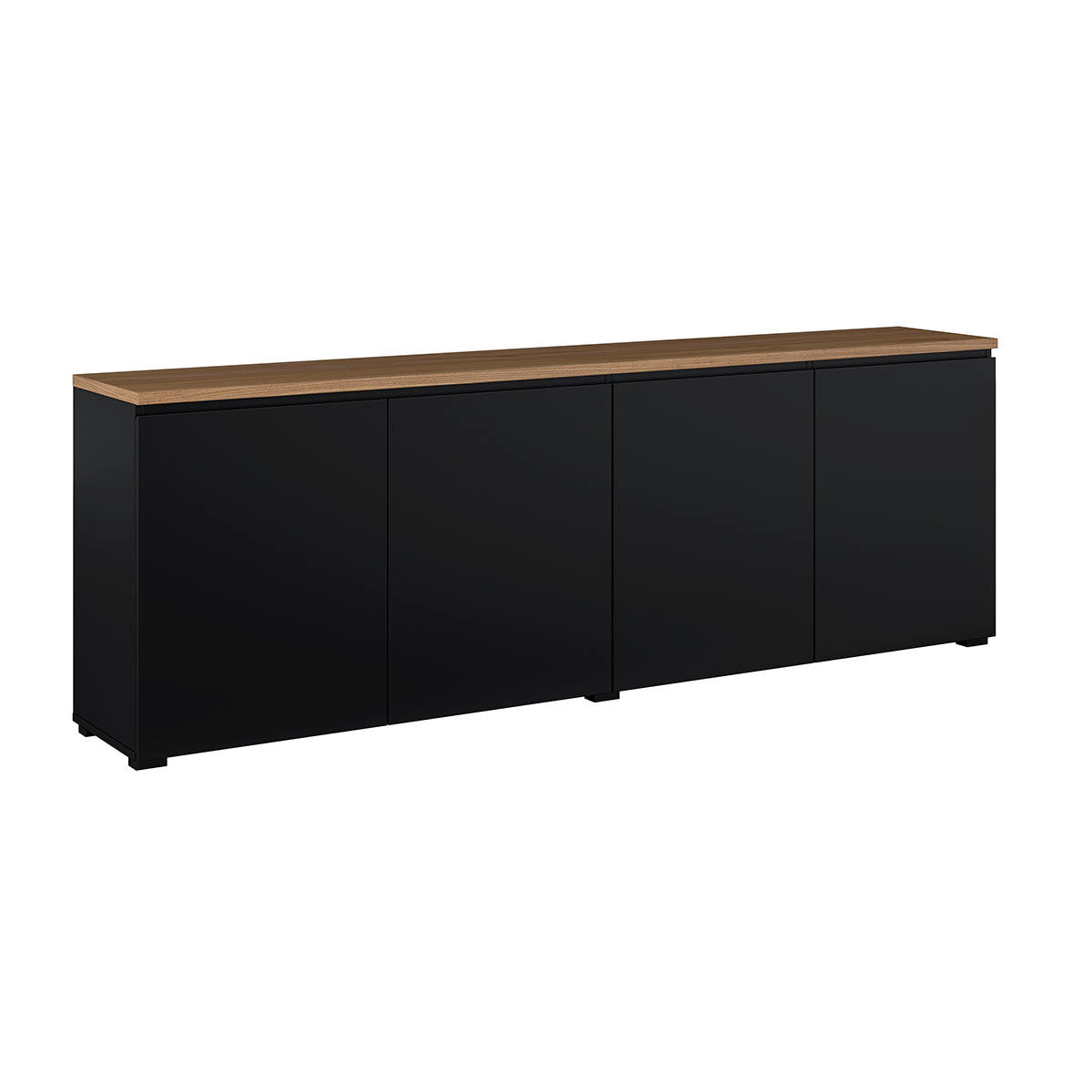 Petits-meubles SIDEBOARD Liko Černá a dřevěná