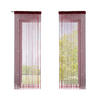 FADENGARDINE 2ER SET HxB 250x140 cm Rot Lurex - Hellrot, Textil (140/250cm) - Gardinenbox