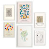 POSTER Set Mit 6 Modernismus Sammlung A3 & A4 Weißer Rahmen - Weiß, Papier (29/3cm) - Nacnic