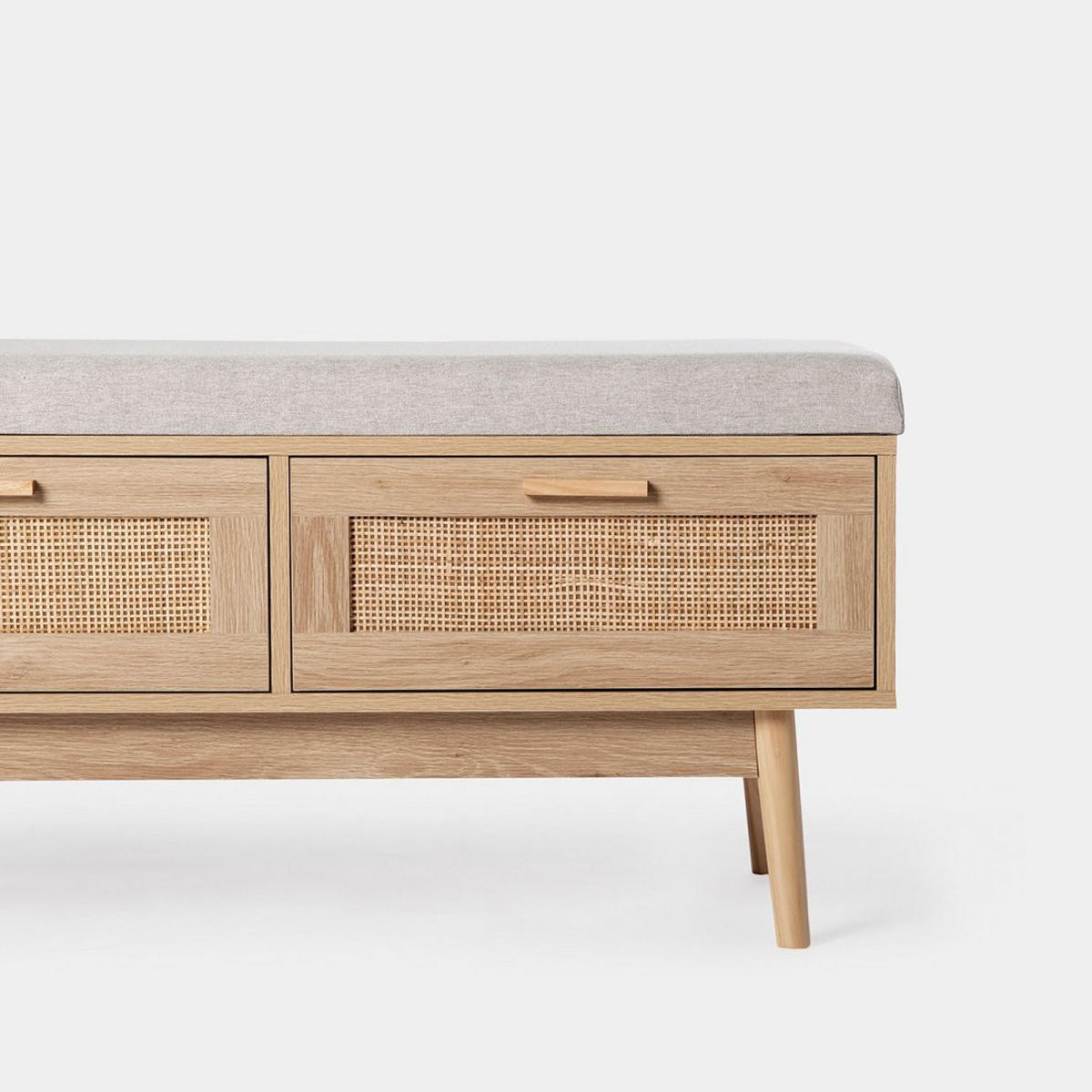 SITZBANK Tahiti Natürlich 100 cm x 50 cm - Naturfarben, Holzwerkstoff (100/50/38cm) - Klast Home