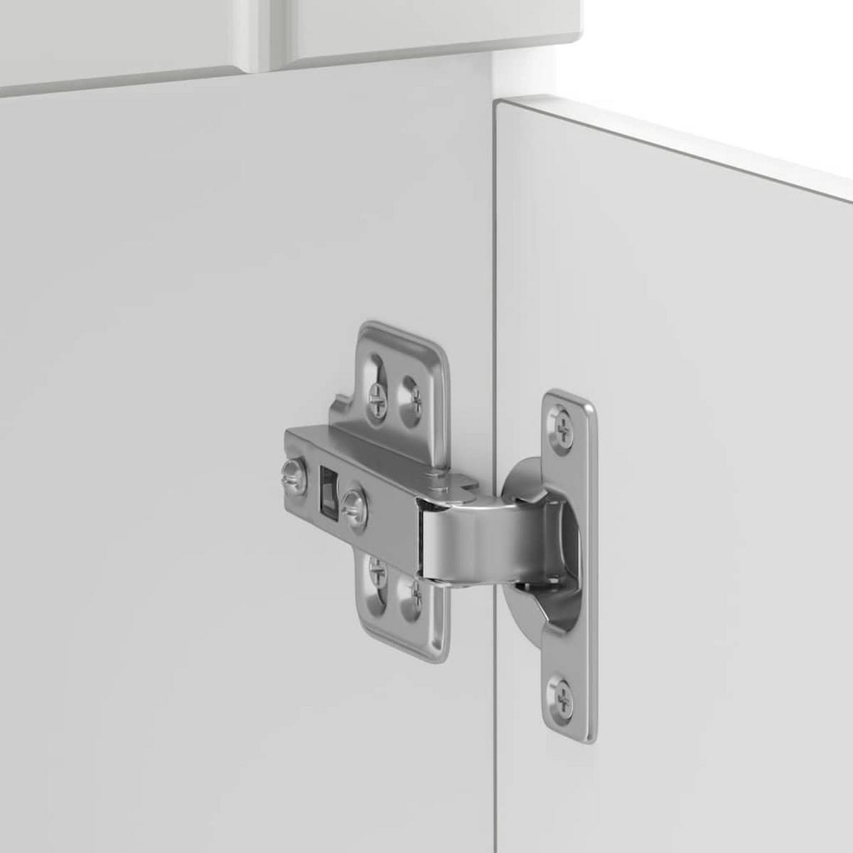 KÜCHENUNTERSCHRANK Lucca mit 2 Türen, 1 Schublade 80/46/81,5 cm aus Holzwerkstoff Weiß - Weiß, Holz (80/81.5/46cm) - vidaXL