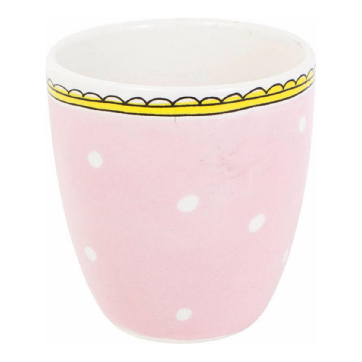MINI-BECHER Punkt in Rosa - 200 ml - Pink, Keramik (0.2L) - Blond Amsterdam