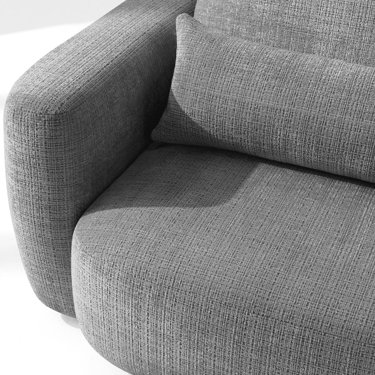 SESSEL ELOSA - Dunkelgrau, Holz/Textil (145/85/115cm) - KONSIMO®