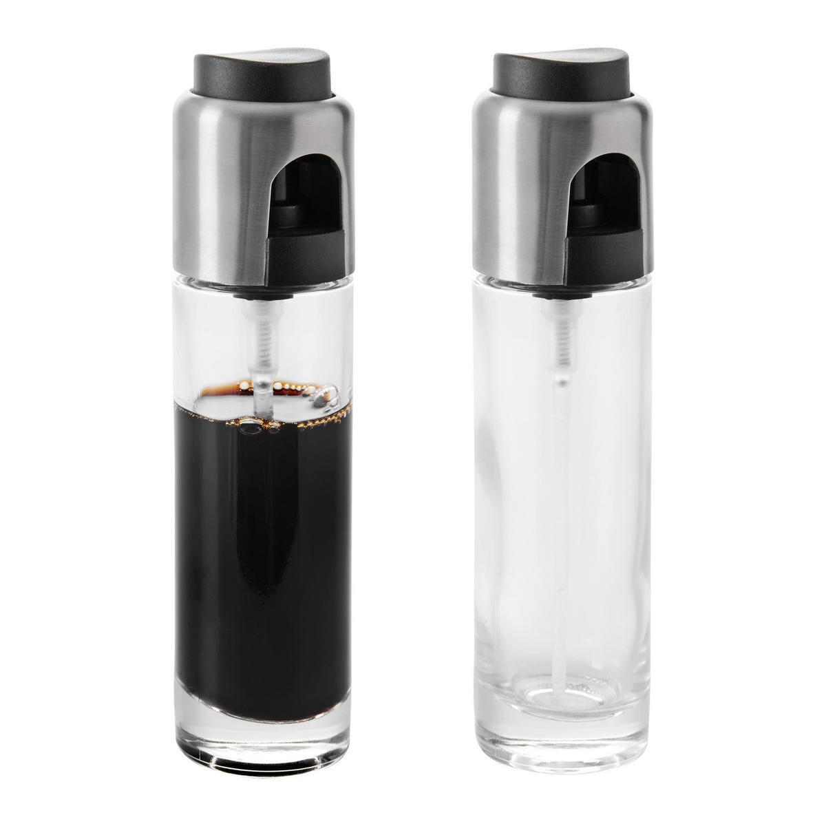 ÖLSPRÜHER Ivana Transparent, 2-teilig - Transparent, Glas (1/1/1cm) - Mömax