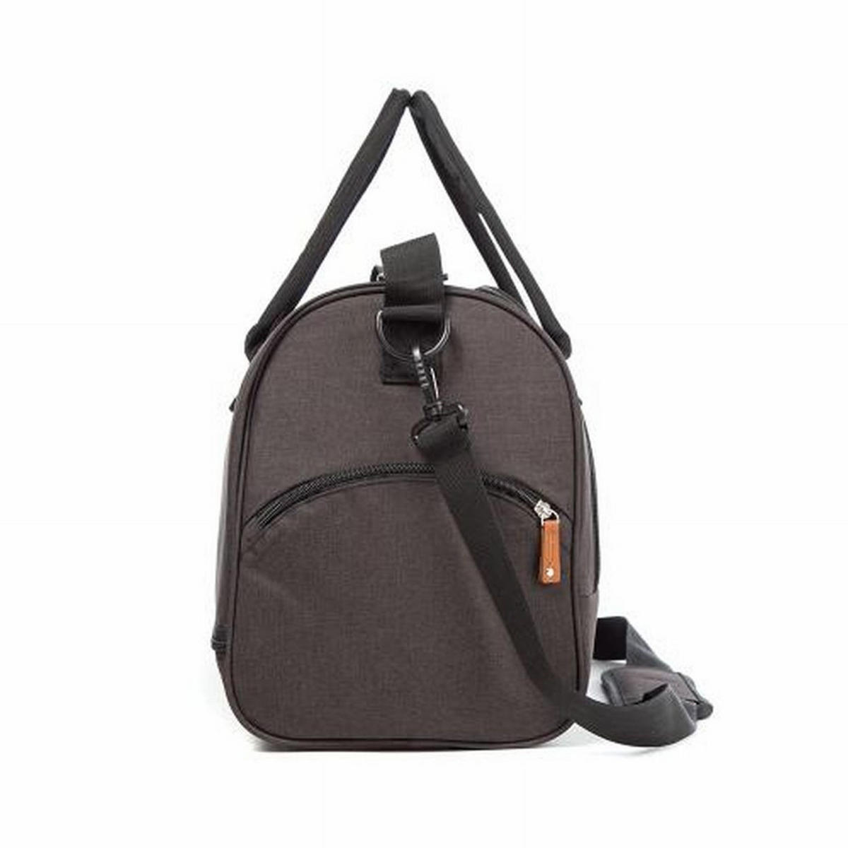 WICKELTASCHE Jossie schwarz Wickelunterlage, viele Fächer, Tragegriffe, verstellbarer Schultergurt - Schwarz, Textil (22/30/35cm) - Cangaroo