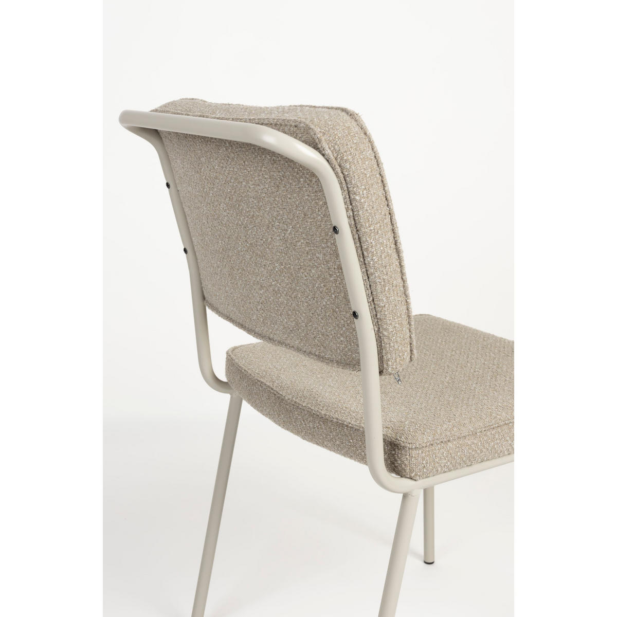 ESSZIMMERSTUHL Buddy Beige - 2 er Set - Beige, Textil (48/85/57cm) - Zuiver