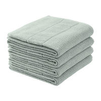 HANDTUCHSET Turin - 4-teilig - 50 x 100 cm - Hellpetrol - Petrol, Textil (50/100cm) - SCHIESSER