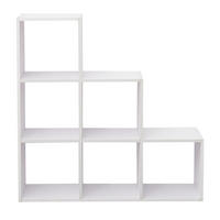 BÜCHERREGAL Weiß 29/98/98 cm - Weiß, Holzwerkstoff (29/98/98cm) - Mobili Rebecca