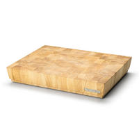 HACKBLOCK, Gummibaumholz, 48 x 36 x 7.3 cm - Braun, Holz (50/39cm) - Continenta