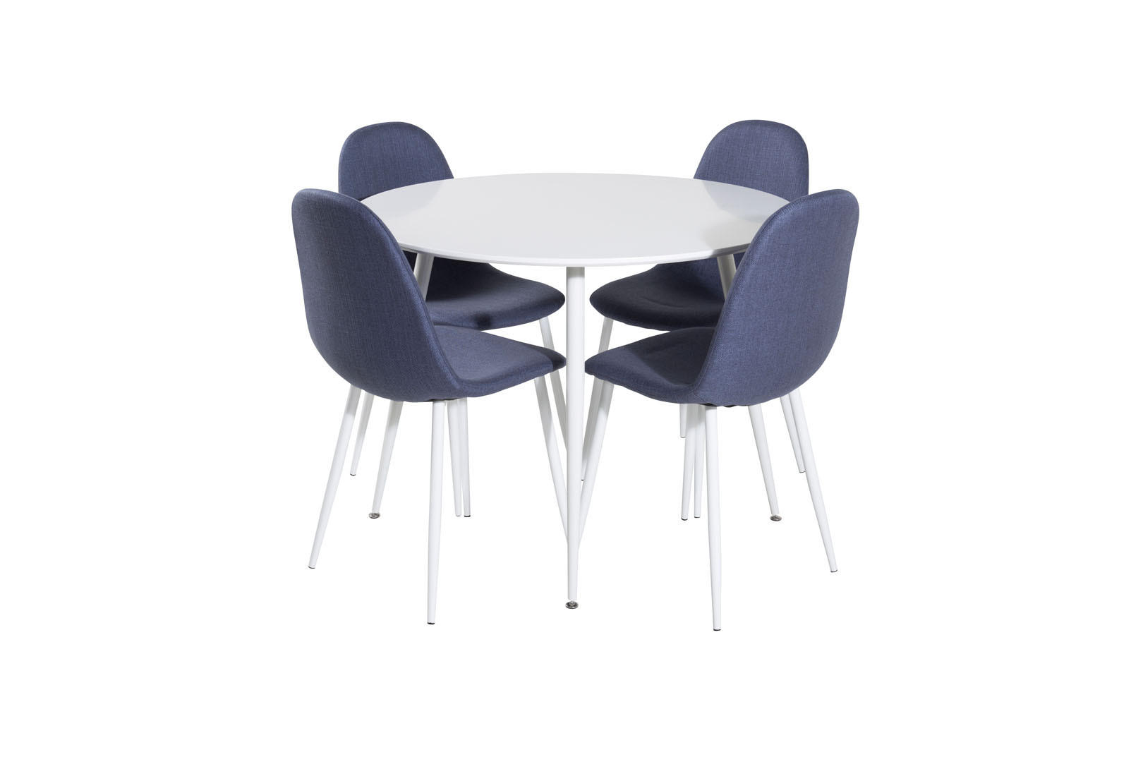 TISCHGRUPPE Weiß - Weiß, Holzwerkstoff (100/75/100cm) - ebuy24