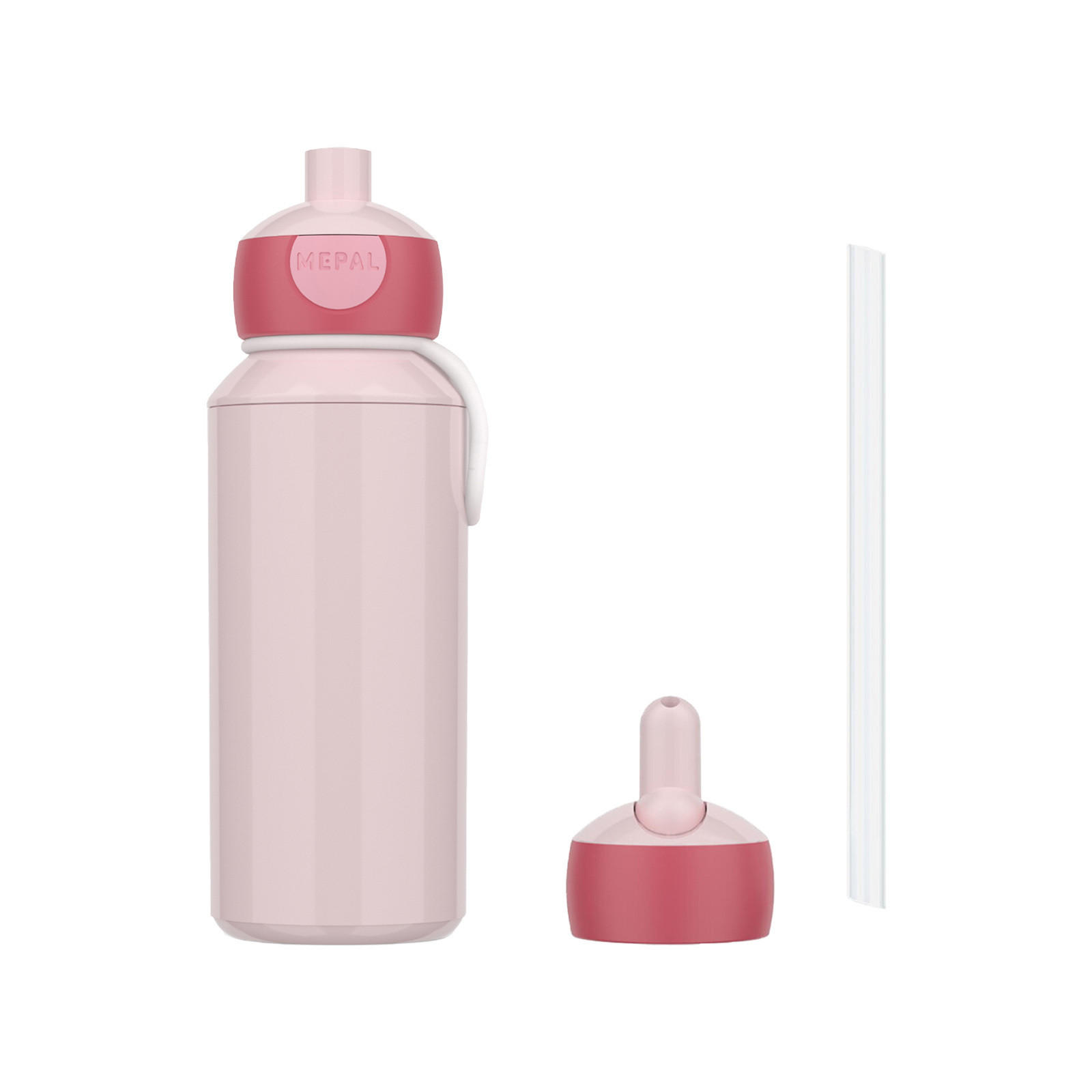 POP-UP TRINKFLASCHE + FLIP-UP ERSATZDECKEL Campus Cool Pink 400 ml - Pink, Kunststoff (0.4L) - Mepal